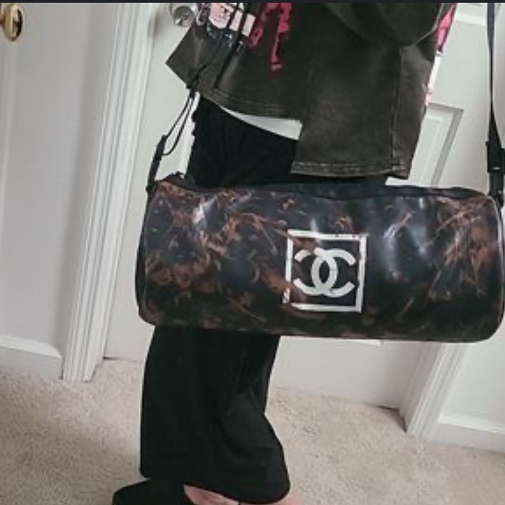 Vintage CHANEL Sport Ligne Gradient Shoulder Bag